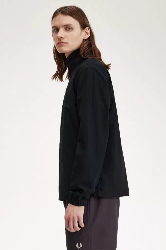 Woven Track Herrenjacken Schwarz