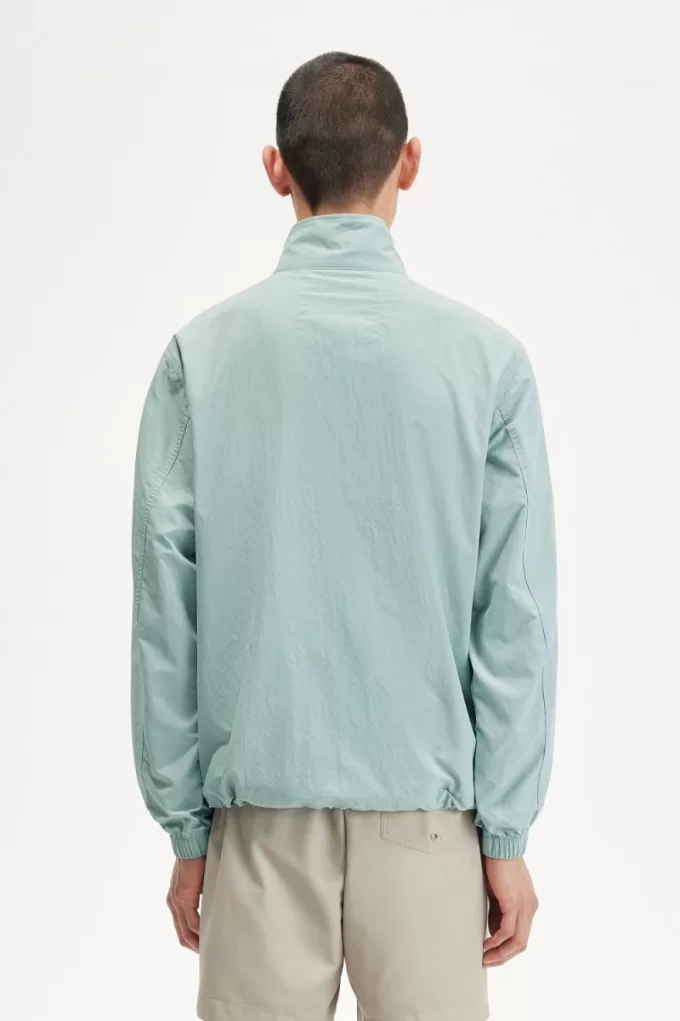 Woven Track Herrenjacken Silberblau