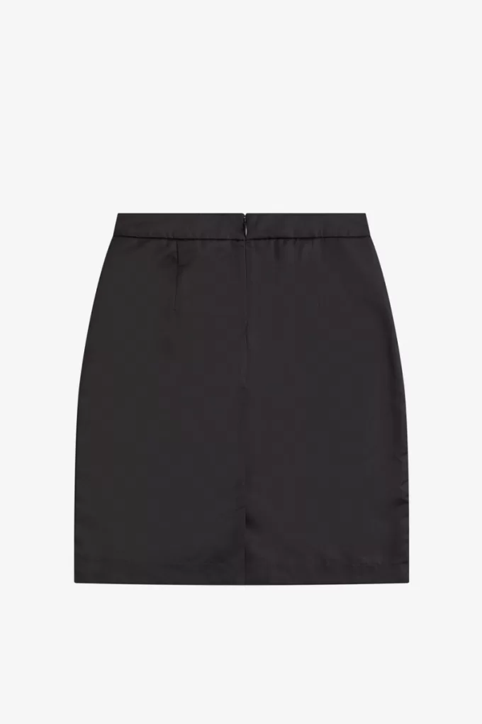 Zip Detail Damenröcke Schwarz