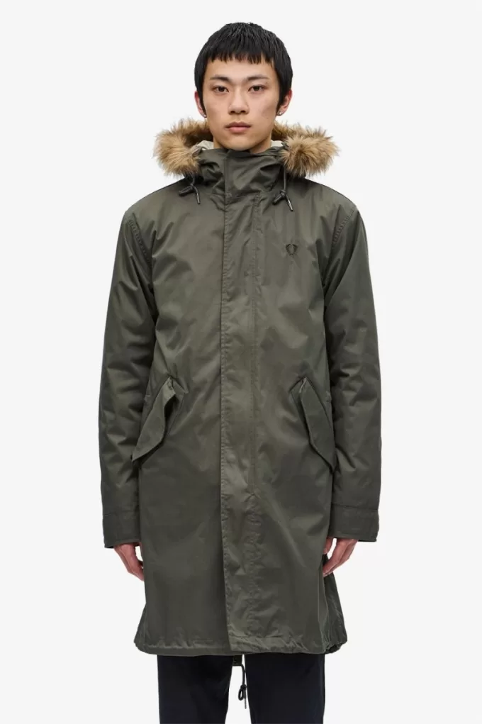 Zip-In Liner Herrenparka Field Green