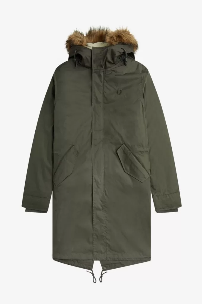 Zip-In Liner Herrenparka Field Green