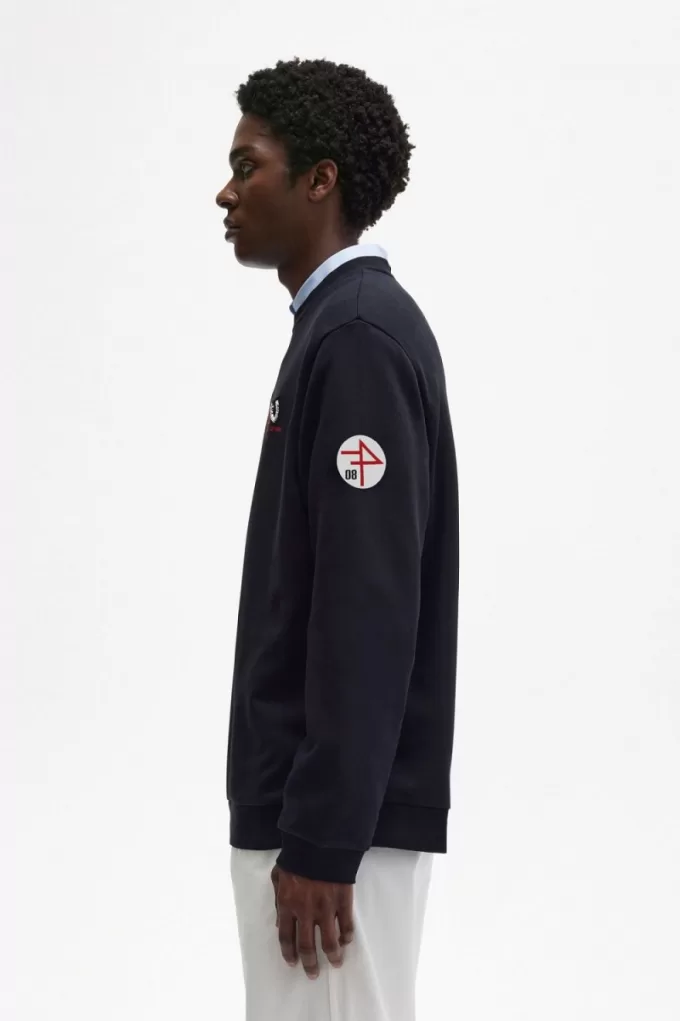 bedruckte Herren-Sweatshirts Schwarz