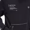 bedrucktes Kapuzen-Sweatshirt für Herren, Schwarz
