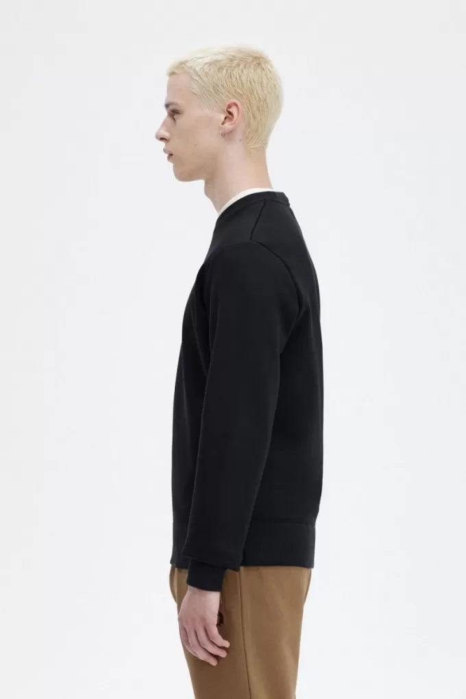 bestickte Herren-Sweatshirts, Marineblau