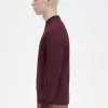 bestickte Herren-Sweatshirts Oxblood