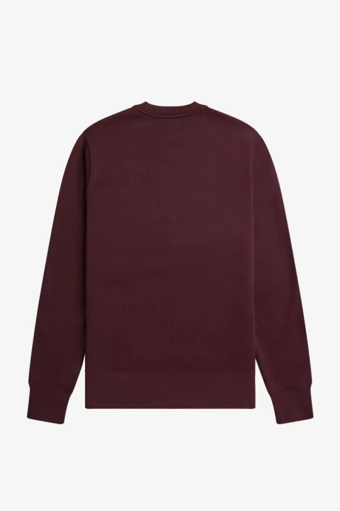 bestickte Herren-Sweatshirts Oxblood