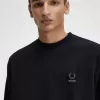 bestickte Herren-Sweatshirts Schwarz