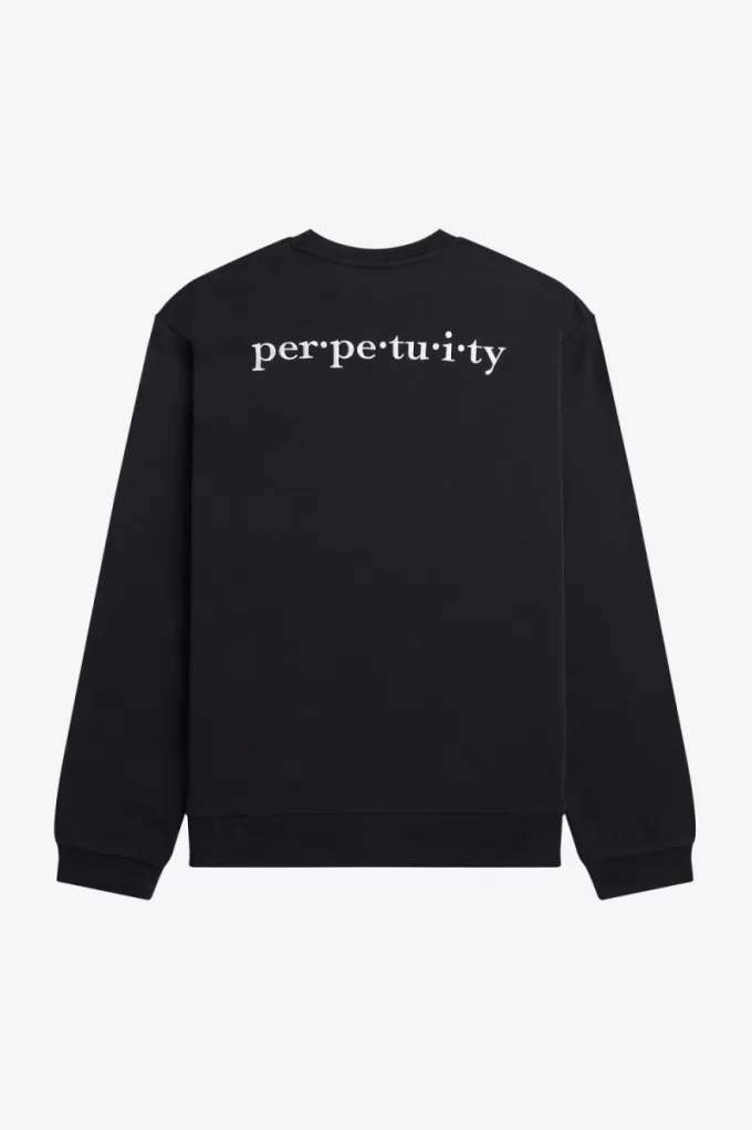 bestickte Herren-Sweatshirts Schwarz