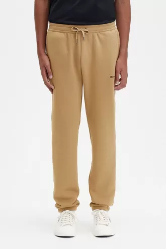 bestickte Sweat-Herrenhose grün