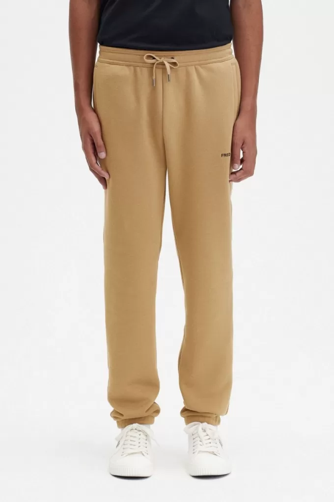 bestickte Sweat-Herrenhose grün