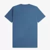 besticktes Herren-T-Shirt Mitternachtsblau