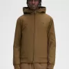 gepolsterte Brentham-Herrenjacken mit Kapuze, Braun gepolsterte Brentham-Herrenjacken mit Kapuze, Braun