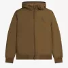 gepolsterte Brentham-Herrenjacken mit Kapuze, Braun gepolsterte Brentham-Herrenjacken mit Kapuze, Braun