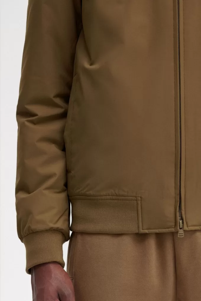 gepolsterte Brentham-Herrenjacken mit Kapuze, Braun gepolsterte Brentham-Herrenjacken mit Kapuze, Braun